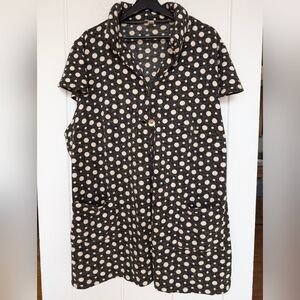 Vintage Witchy Polka Dot Swing Cardigan